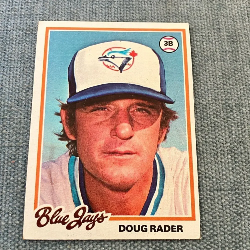 1978 Topps Toronto Blue Jays Baseball Card Trading Card